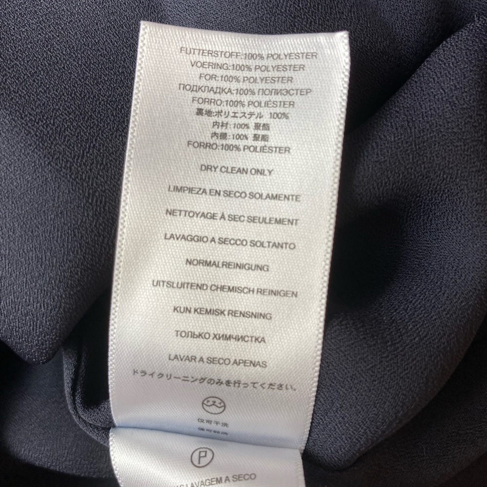 MICHAEL, MICHAEL KORS Black Silk Dress Gold Detail | Size Small - Picture 10 of 11